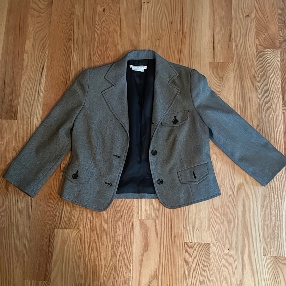 To The Max Jacket/Blazer, Size 2, Grey, Very Lightly Used